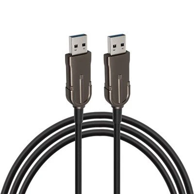 USB3.0 Кабель «папа» з чорною нікельованою оболонкою