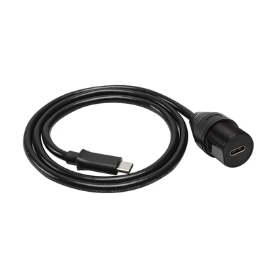 Водонепроникний кабель-подовжувач USB C для монтажу на панелі приладів автомобіля